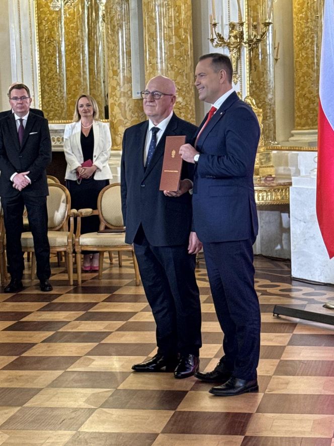 Karol Nawrocki na Zamku Królewskim