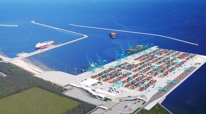 Nowy terminal w Świnoujściu wizualizacja