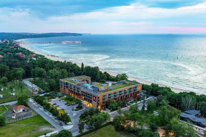 Na dachu Sopot Mariott Resort&Spa mieści się basen