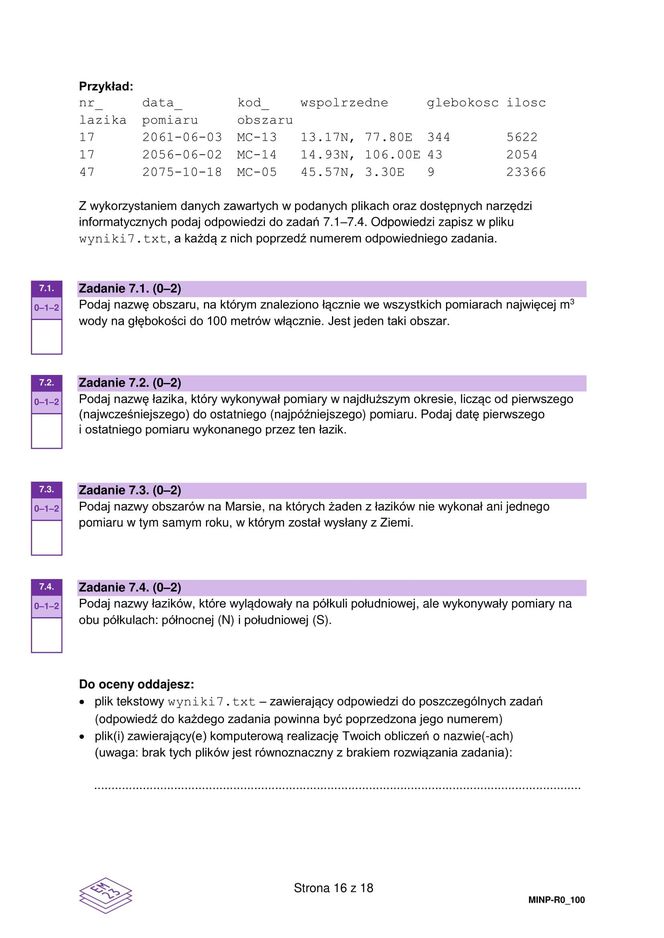 Matura 2025 informatyka rozszerzona - arkusz CKE 14.05.2025 - Formuła 2023