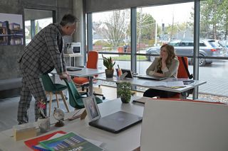 	Pierwsza miłość odcinek 4038. Artur Kulczycki (Łukasz Płoszajski), Berenika (Maria Konarowska)