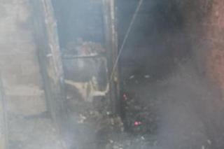 Płomienie buchały z okien na kilka metrów