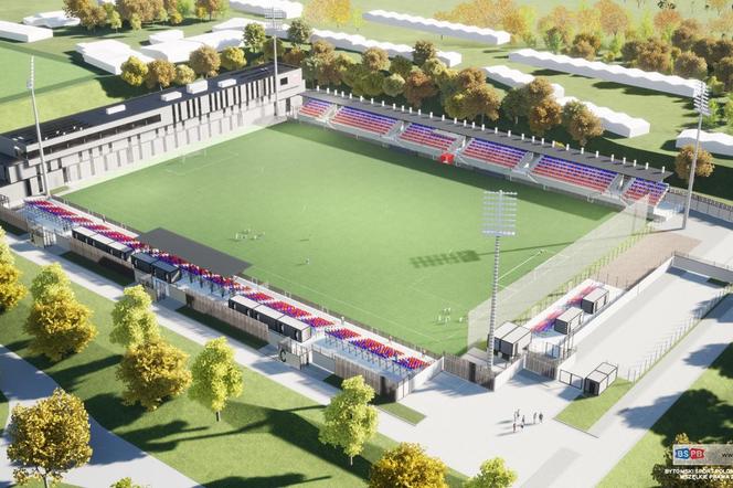 Stadion Polonii Bytom będzie rozbudowany. Dodatkowa trybuna i wykończenie budynku klubowego