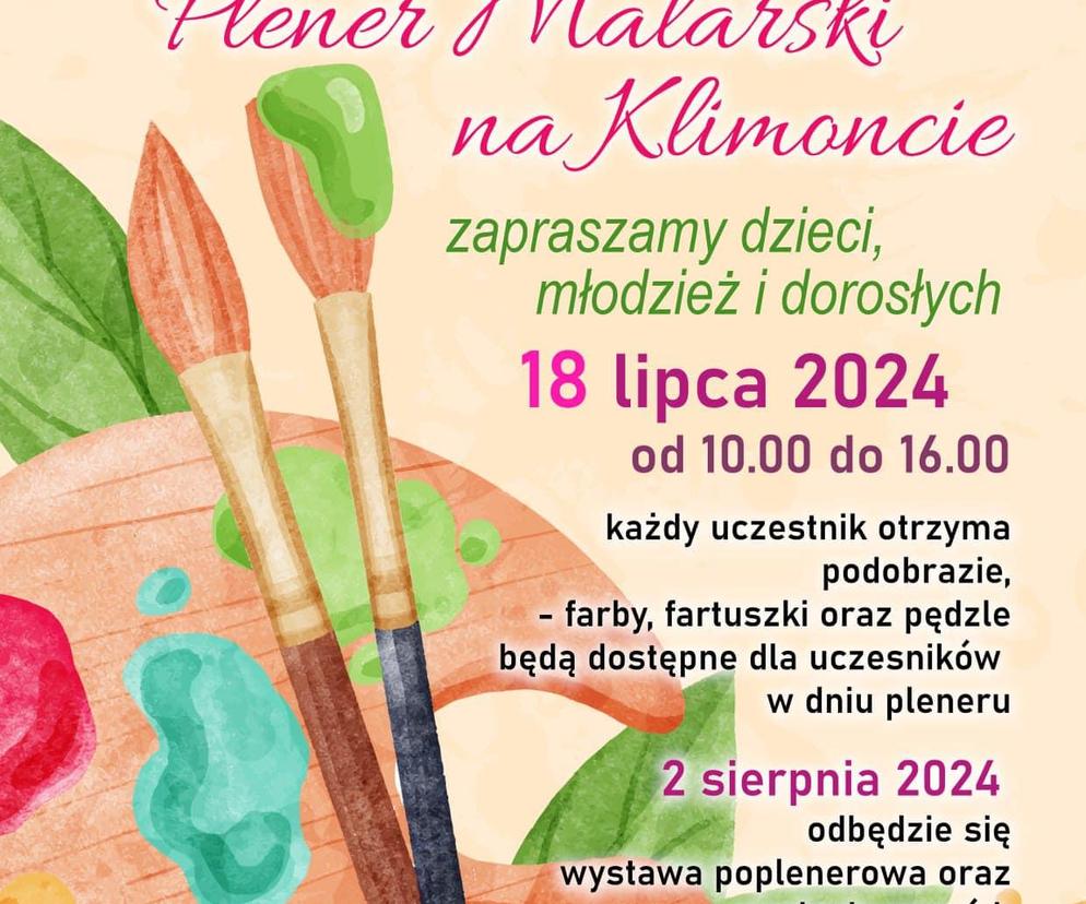 Przed nami plener malarski na wzgórzu Klimont w Lędzinach 