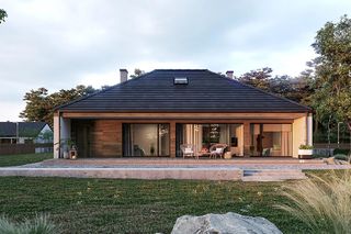 Domy parterowe z dużymi możliwościami. Miarodajny i Przejrzysty - dwa popularne projekty, które zagospodarują przestrzeń na dziesiątki sposobów