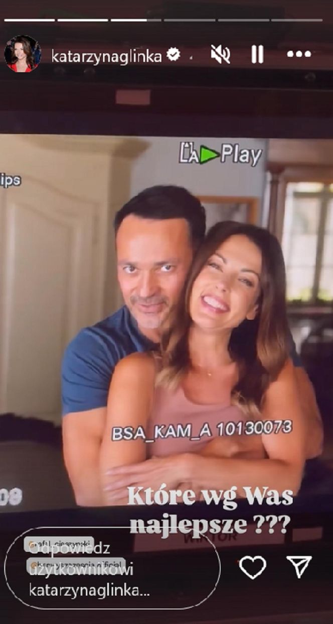 Barwy szczęścia. Rafał Cieszyński (Mariusz), Katarzyna Glinka (Kasia)