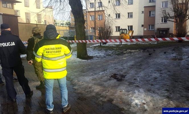 Iława: Niewybuchy na ul. 1 Maja. Kilkadziesiąt rodzin zostało ewakuowanych 