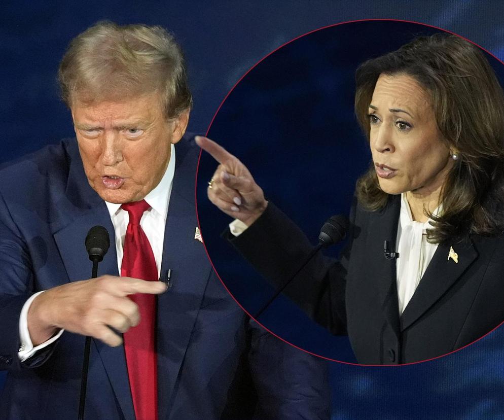 Debata prezydencka w USA. Kamala Harris i Donald Trump