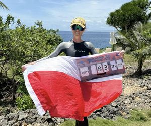 Polka Agata Załęcka osiągnęła sukces bijąc rekord swiata we freedivingu.