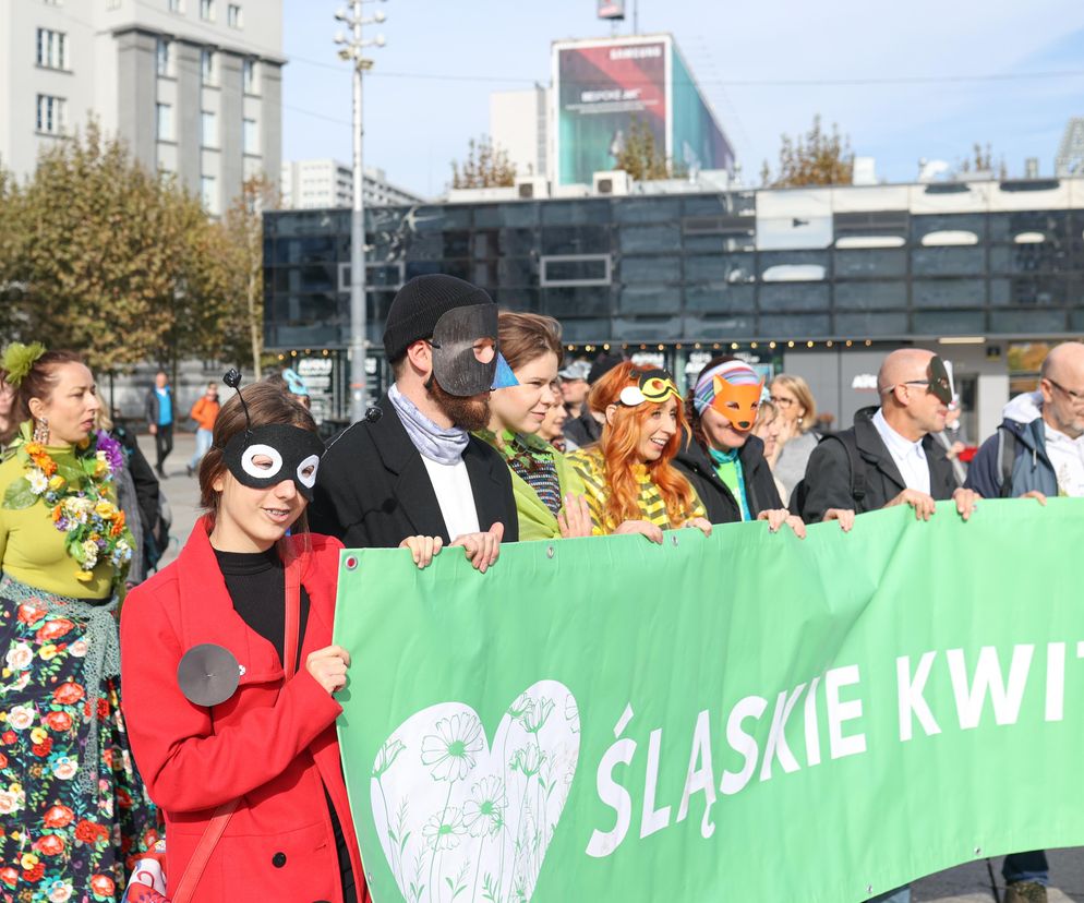 Ulicami Katowic przeszedł I Marsz Śląskiej Przyrody. Wydarzenie, jakiego jeszcze nie było