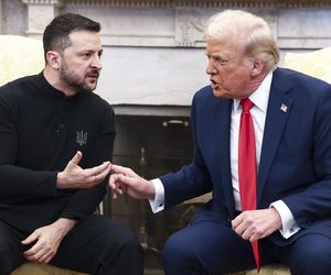 Wołodymyr Zełenski i Donald Trump. Spotkanie w Waszyngtonie