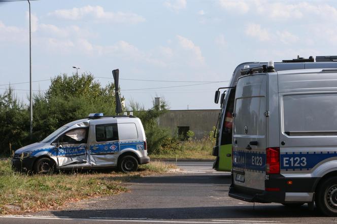 Wypadek radiowozu i tramwaju. Policjanci z Gorzowa w szpitalu