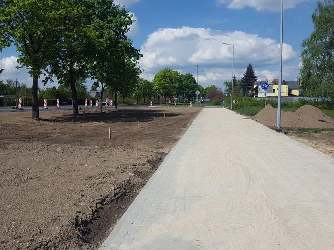 Ostatnie prace na ul. Szybowników w Lesznie