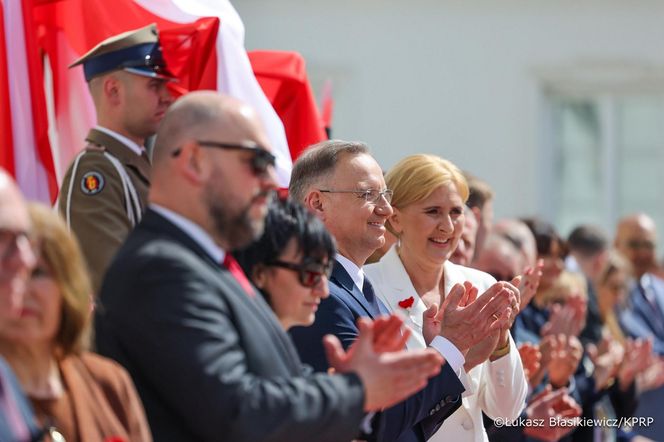 Agata Duda w bieli 