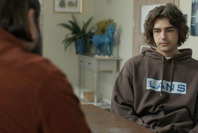 Barwy szczęścia, odcinek 3255. Borys (Jakub Wieczorek), Romeo (Jacek Tyszkiewicz)