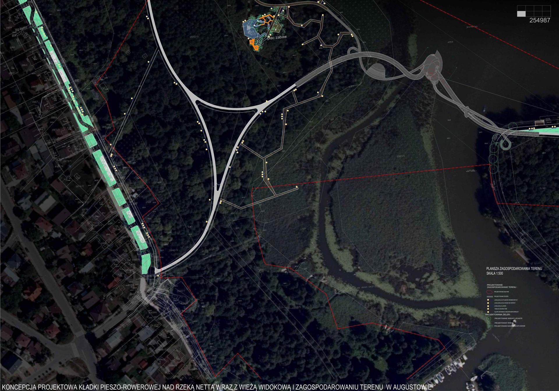 Konkurs na projekt kładki i wieży widokowej w Augustowie: wyniki
