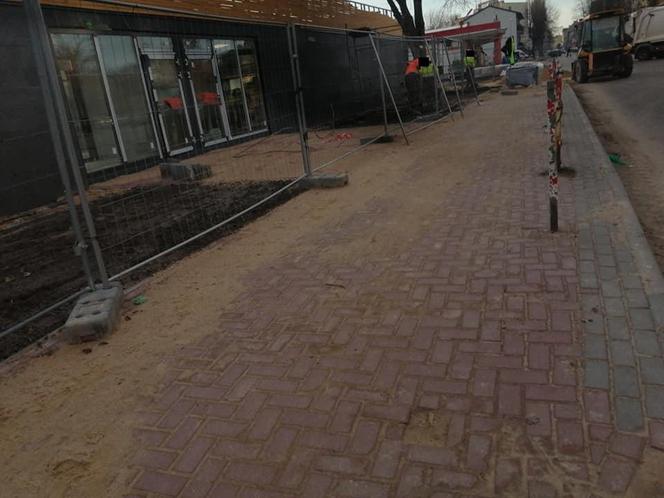 Prace na siedleckim targowisku