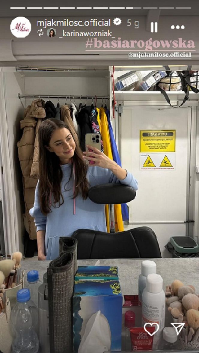 M jak miłość poza planem. Karina Woźniak (Basia)