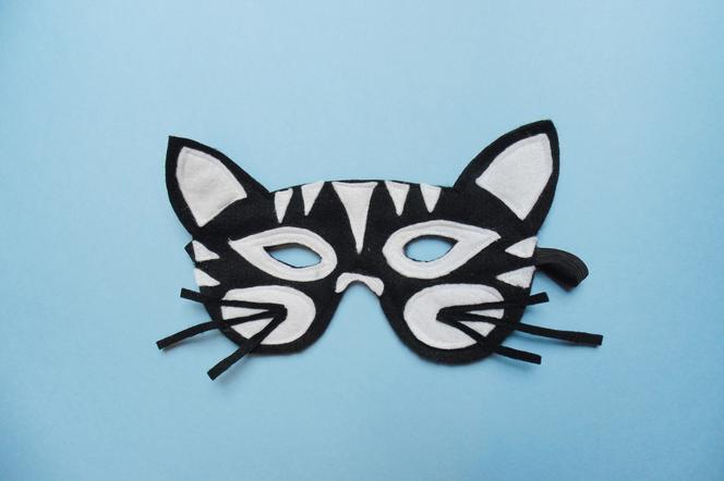 Karnawałowa maska kota