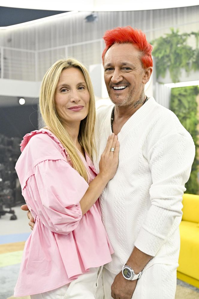 Michał Wiśniewski i Pola Wiśniewska w "Halo, tu Polsat"