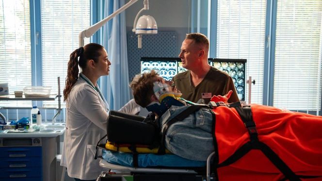 Na dobre i na złe odc. 959 finał sezonu. Aleks /Aleś Zagajewski (Paweł Małaszyński),  Iga Kaczorowska (Anna Szymańczyk)