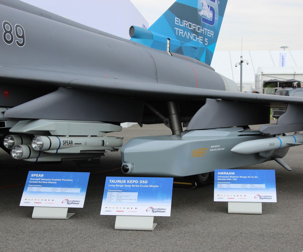 Uzbrojenie samolotu Eurofighter Typhoon Luftwaffe