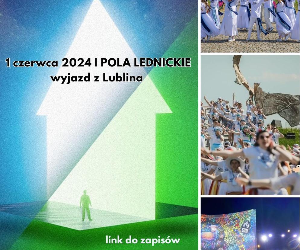 Lednica 2024 - wyjazd z Centrum Młodych z Lublina - plakat 