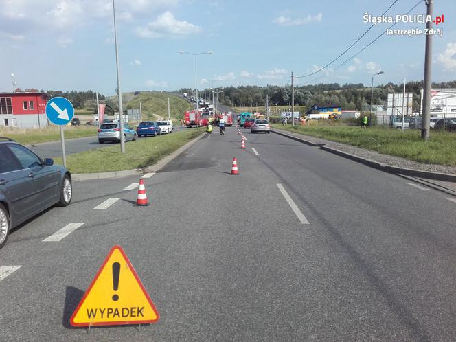 Jastrzębie-Zdrój: Śmiertelny wypadek motocyklisty [ZDJĘCIA]