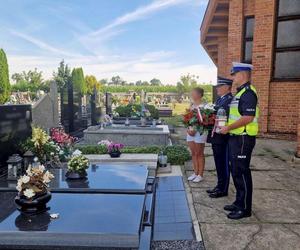 Rocznica śmiertelnego wypadku policjanta z Pabianic. Jakub Opieczyński zginął na służbie [ZDJĘCIA]