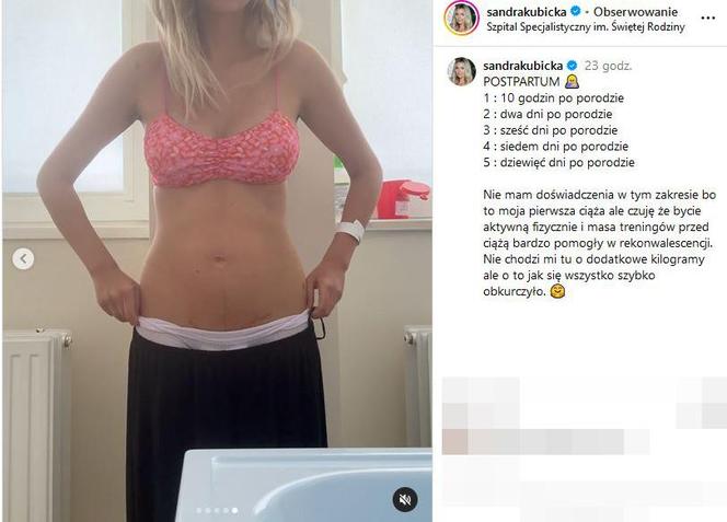 Kubicka pokazała jak naprawdę wygląda jej brzuch po ciąży! 