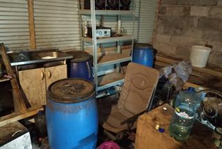 Nielegalna bimbrownia pod Koszalinem