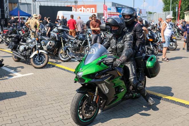 Parada motocyklistów w Dąbrowie Górniczej