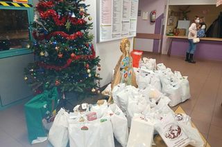 Paczki trafiły do małych pacjentów