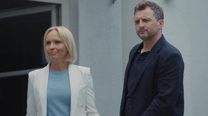 M jak miłość odc. 1886. Bartek (Arkadiusz Smoleński), Dorota (Iwona Rejzner)