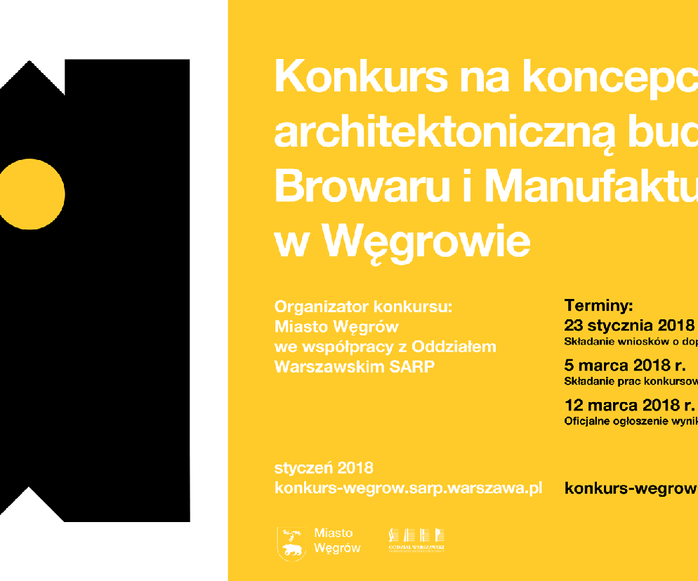 Konkurs na koncepcję architektoniczną budynków Browaru i Manufaktury w Węgrowie.