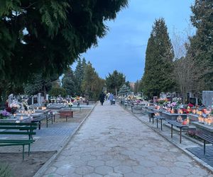 Cmentarz w Łodzi - 1 listopada