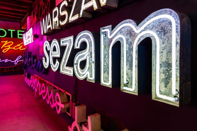 Neony z Muzeum Neonów w Warszawie