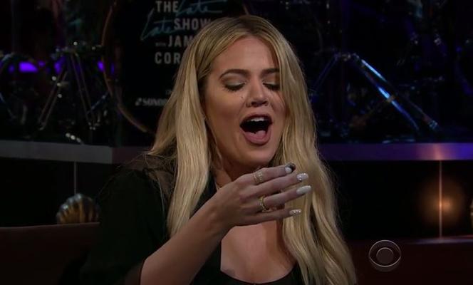 Khloe Kardashian w Late Late Show