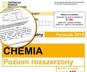 Matura 2024 chemia rozszerzona - arkusze CKE i sugerowane odpowiedzi - formuła 2015