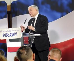 Kaczyński chciał rozbawić tłum, a zapadła martwa cisza. A brawa?