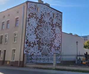 Nowy mural na ulicy Włókienniczej w Łodzi