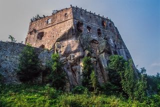 Ruiny Zamku Kamieniec na Podkarpaciu