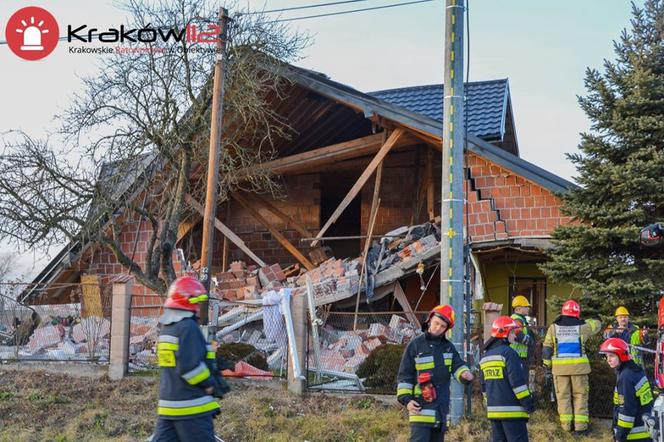 WYBUCH GAZU w Żydowie. RUNĄŁ strop domu 
