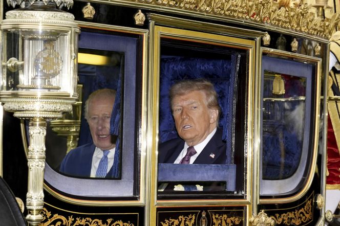 Donald Trump w Wielkiej Brytanii, spotkanie z królem Karolem III