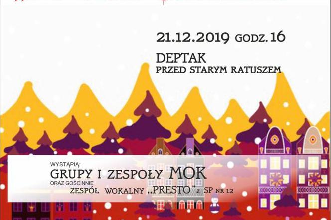 Koncert Świąteczny na gnieźnieńskim deptaku