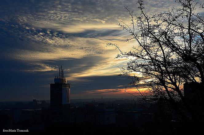Tak wygląda gdańska panorama widziana z Góry Gradowej  o poranku