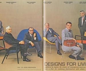 George Nelson, Edward Wormley, Eero Saarinen, Harry Bertoia, Charles Eames, Jens Risom