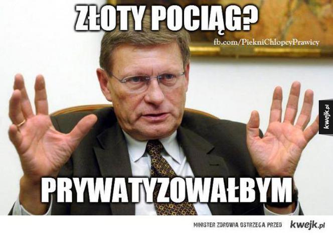 Złoty pociąg Leszek Balcerowicz