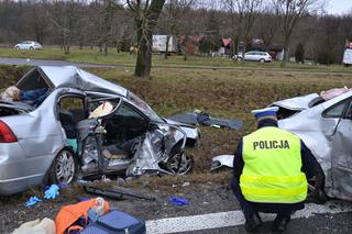 Książ Wielki. Tragiczny wypadek na DK-7. Nie żyją dwie osoby [ZDJĘCIA]