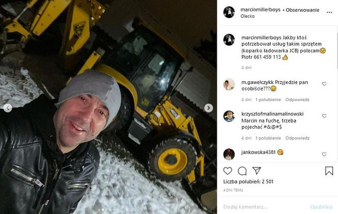 Marcin Miller zamiast śpiewać dorabia na budowie 